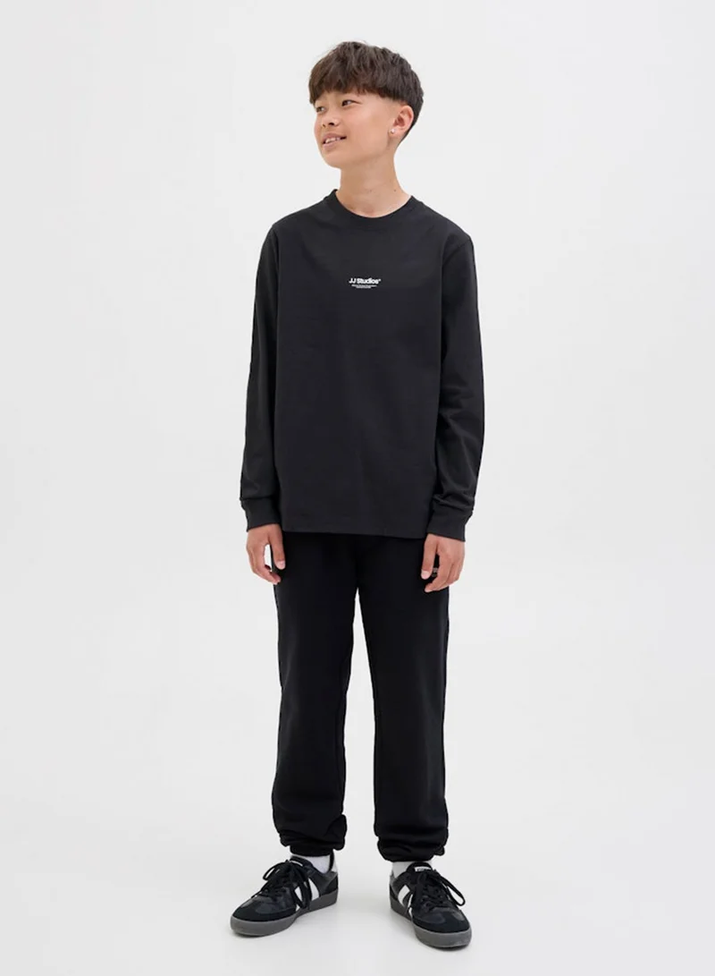 Jack & Jones Junior Kids Jjesoho Logo Crew Neck T-Shirt